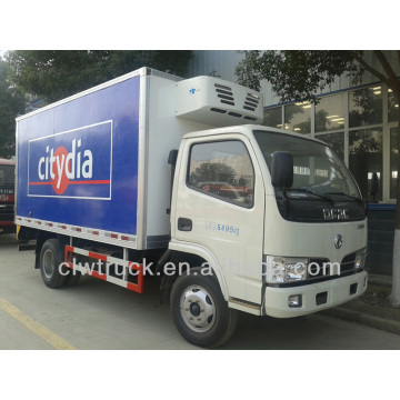 Dongfeng camion fourgon frigorifique frigorifique de 5 tonnes, 4x2 petit camion frigorifique